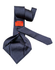 Jacquard Seven-Fold Silk Ties - Solid Colours TIESNavy