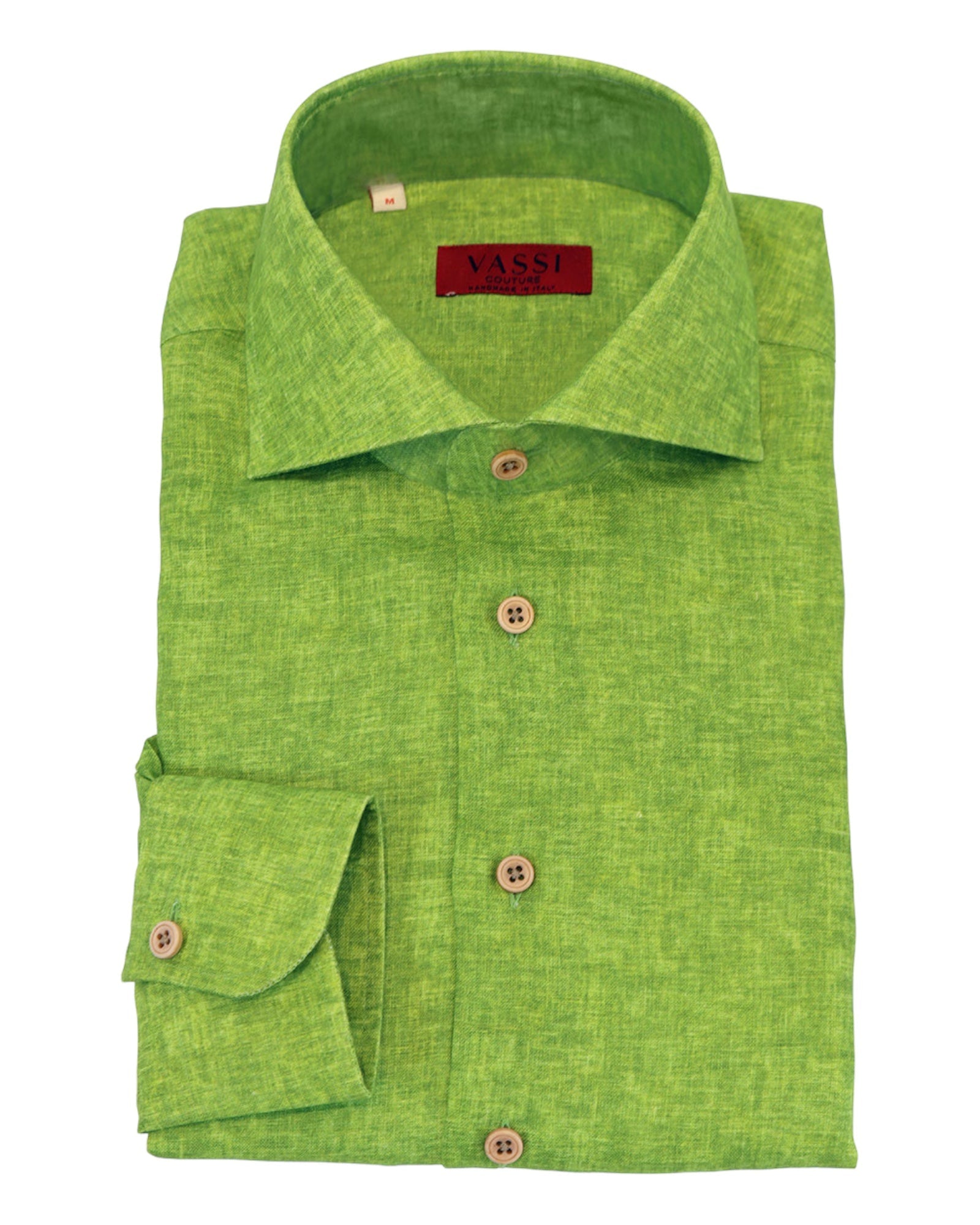 Linen Sport Shirt - Lime Green SPORT SHIRTSM