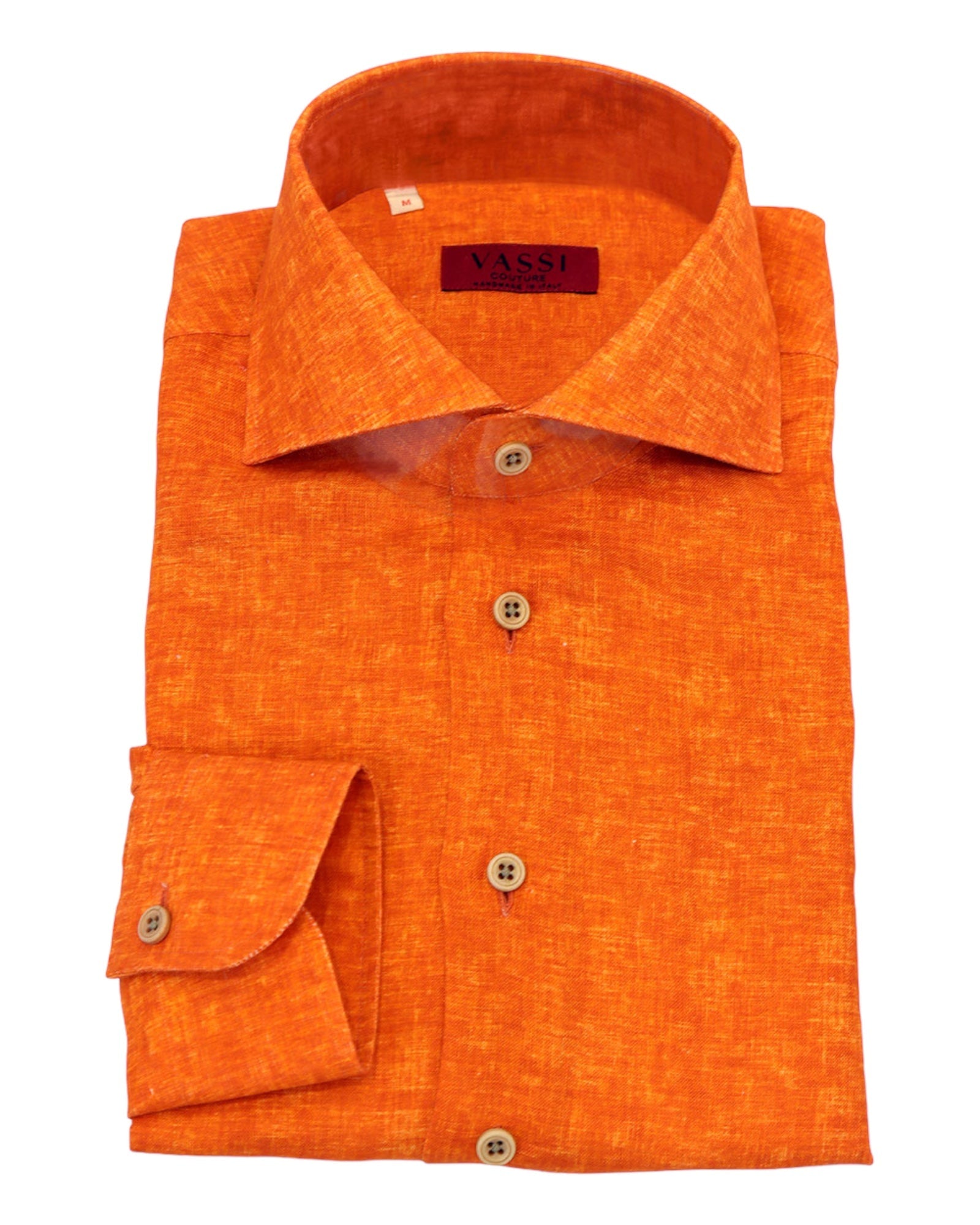 Linen Sport Shirt - Pumpkin SPORT SHIRTSM