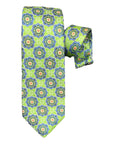 Medallion Jacquard Seven-Fold Silk Ties 1 TIESGreen