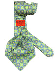 Medallion Jacquard Seven-Fold Silk Ties 1 TIESGreen