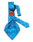 Medallion Seven-Fold Twill Silk Ties TIESBlue
