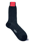 Micro Dot Cotton Socks SocksBlack