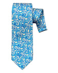 Paisley Seven-Fold Printed Silk Ties TIESPurple