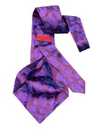 Paisley Seven-Fold woven Silk Ties 2 TIESpurple