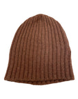 RIBBED CASHMERE TOQUE TOQUEHazelnut