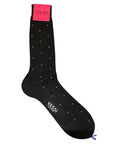 Ribbed Cotton Dress Socks SocksBlack