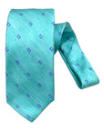 Seven-Fold Silk & Linen Ties-1 TIESTurquoise