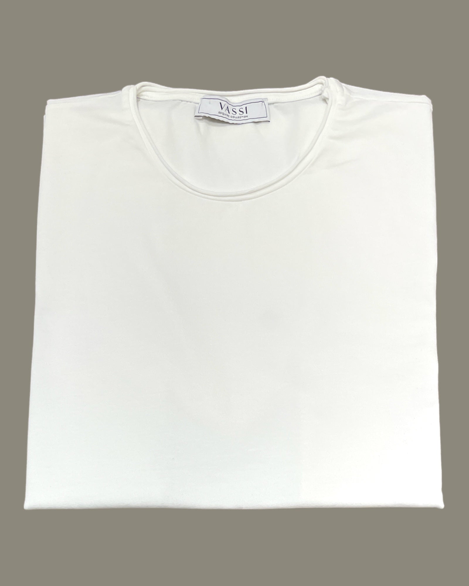 Stretch-Cotton Rolled Crew-Neck T-Shirt - Off White SWEATERSM