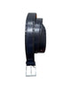 Airbrushed Hand-Dyed leather Belt with Hand Stitching - Blue BELTS46