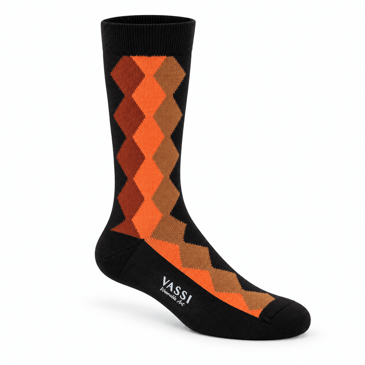Argyle Merino Wool Socks SocksCocco/Pumpkin