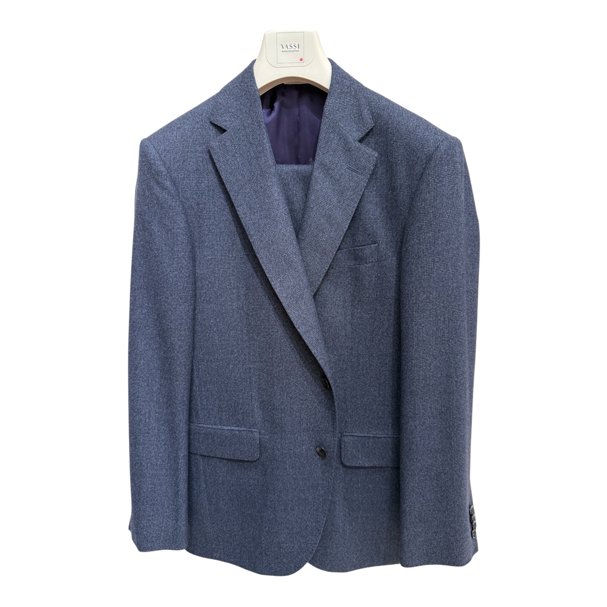 Blue Plaid - Super 180's SUITS40R