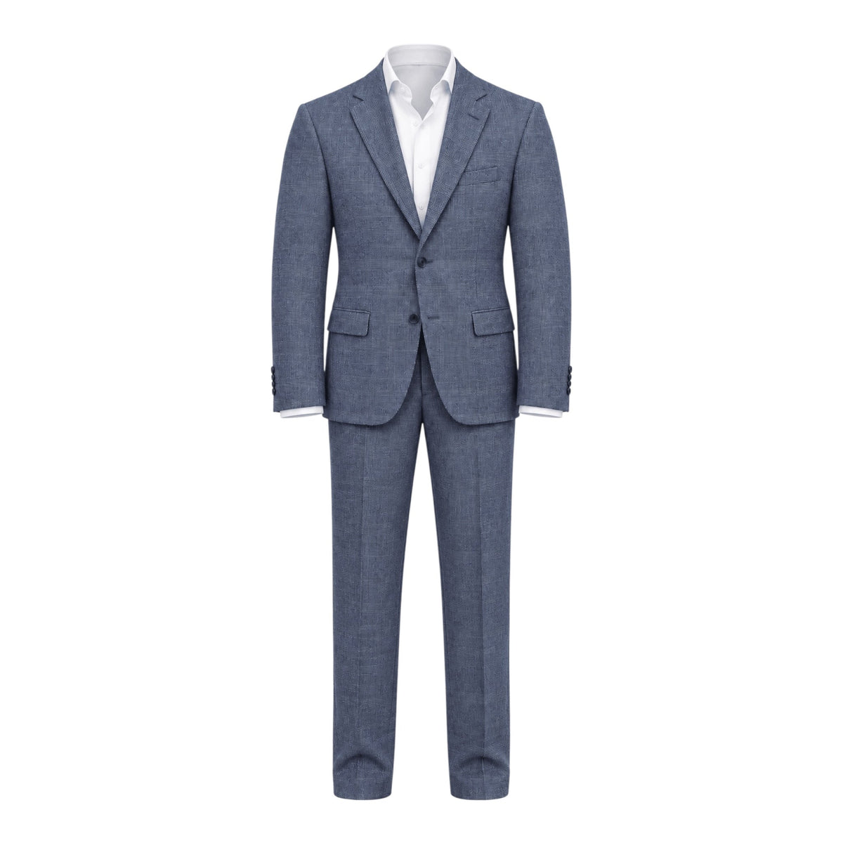 Blue Plaid - Super 180's SUITS40R