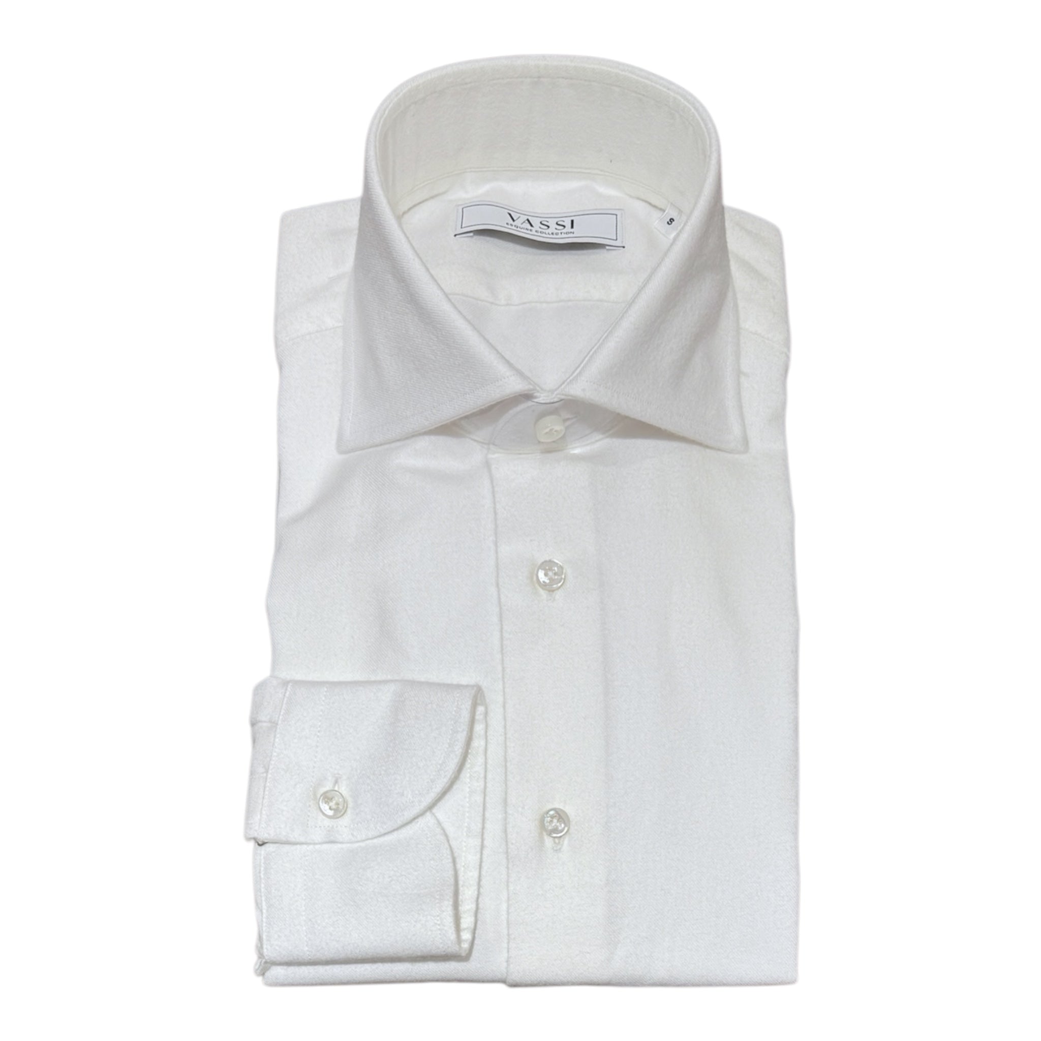 Cashmere & Cotton Shirt - White SPORT SHIRTSS