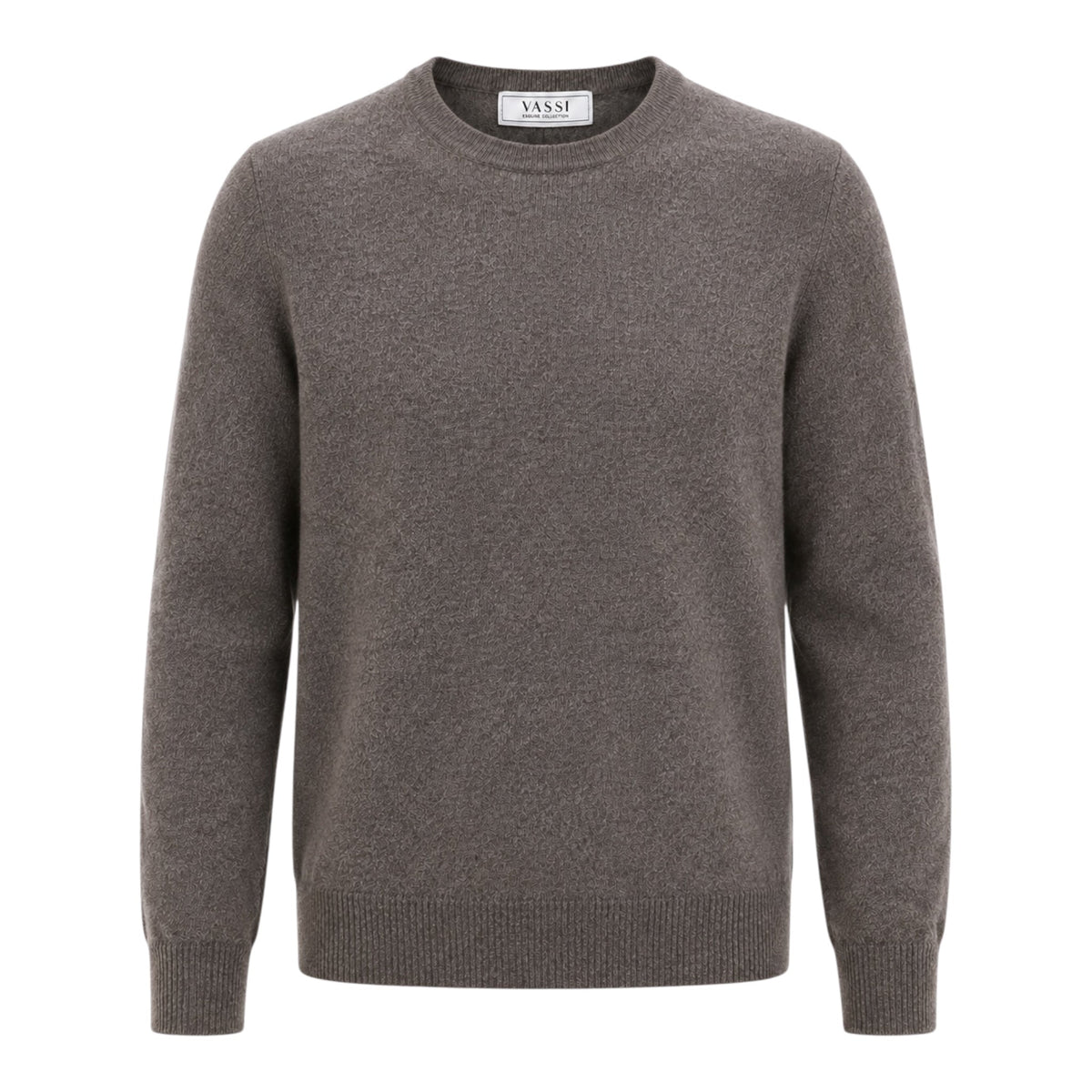 Cashmere Crew Neck Sweater - Otter SWEATERSM