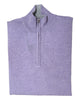 Luxurious Quarter Zip Cashmere Sweater