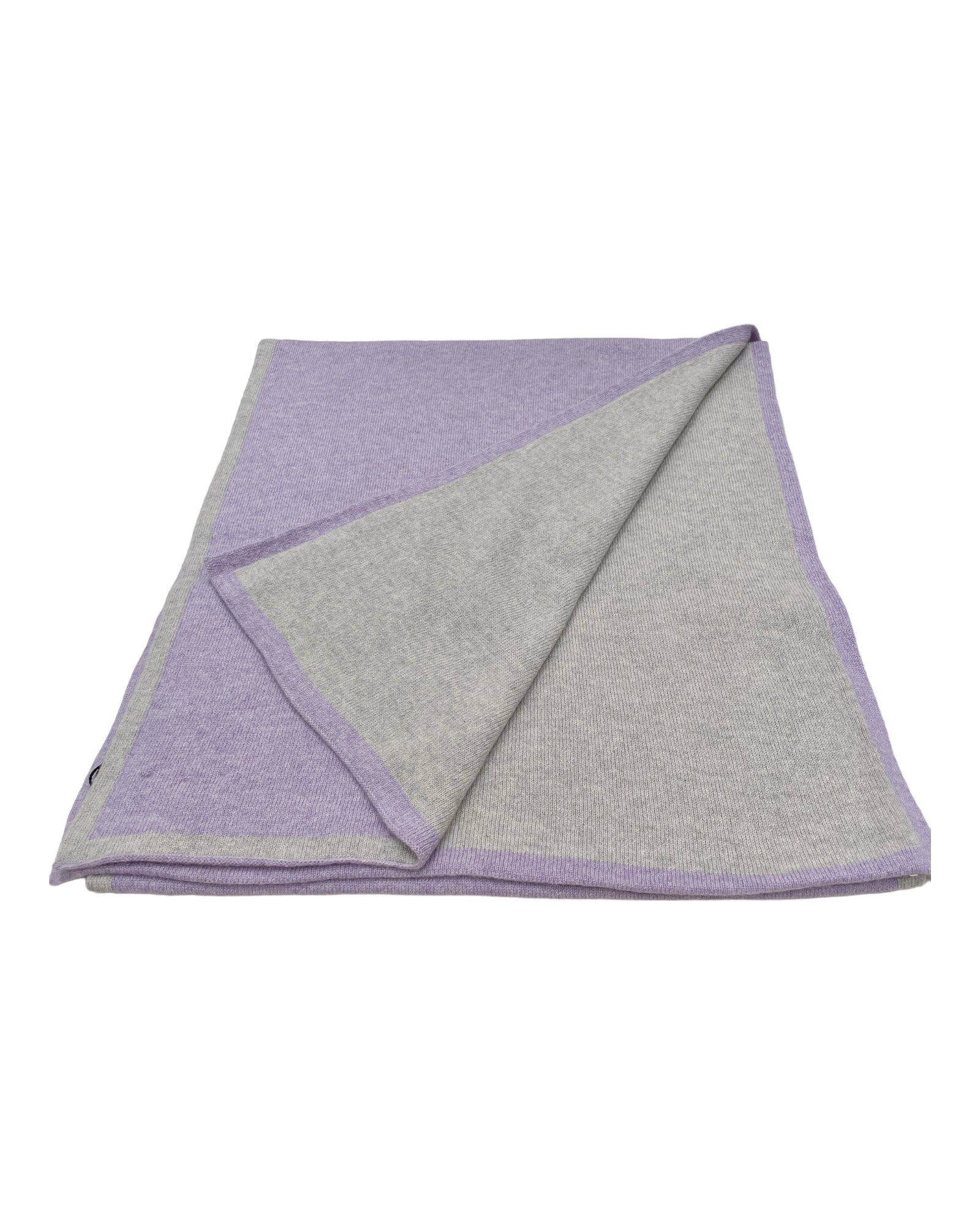 PURE CASHMERE DOUBLE FACE SCARF SCARVESPotash-Lavender