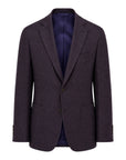 Chocolate/Navy Houndstooth Check - Loro Piana Cashmere & Silk JACKETS44R