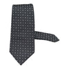 Dot Seven Fold Silk Tie - Black TIES