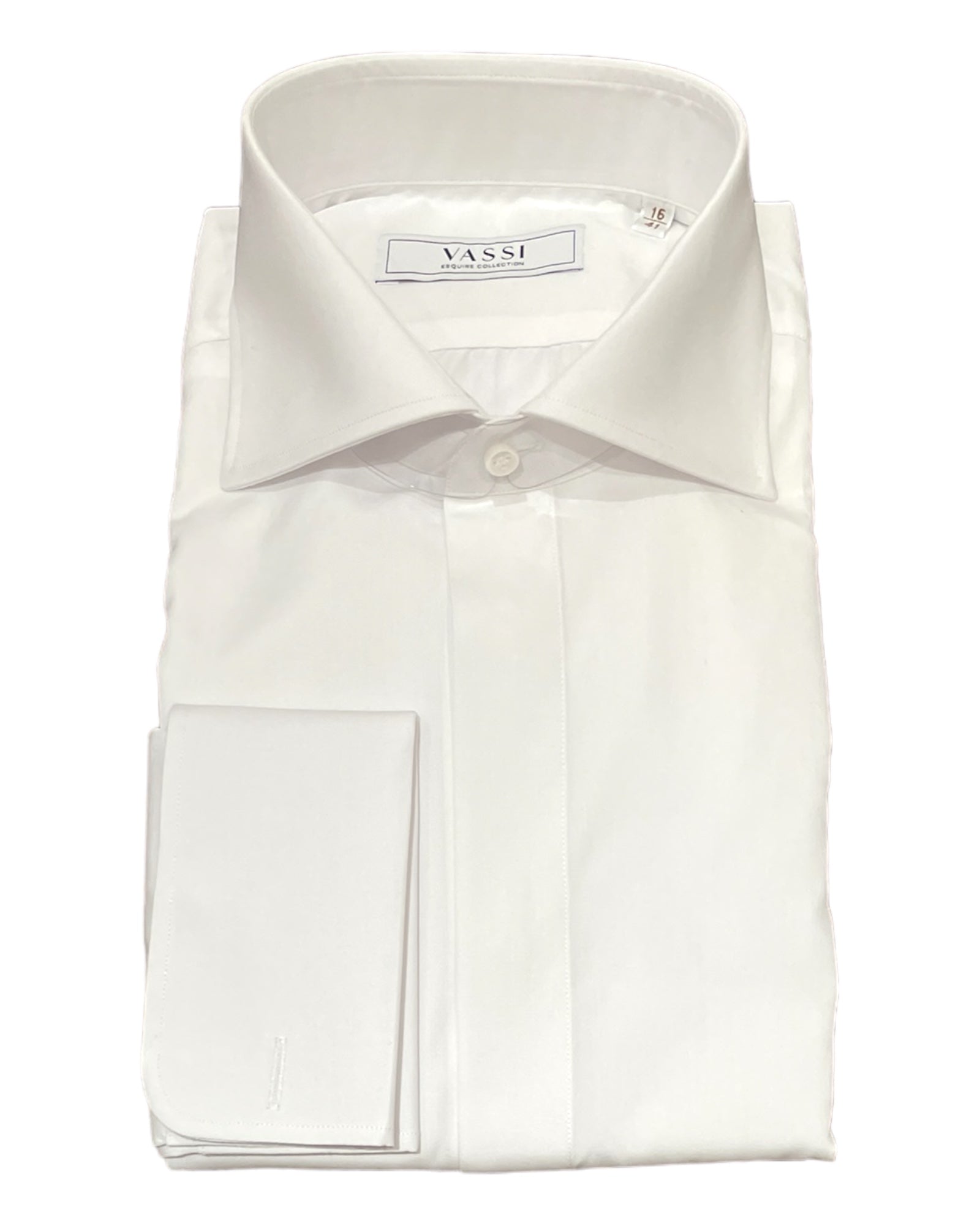 Essential White Formal French Cuff Shirt DRESS SHIRTS38 EU