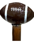 Football Decorated Long Shoehorn - Chestnut/Silver Spoon SHOEHORN