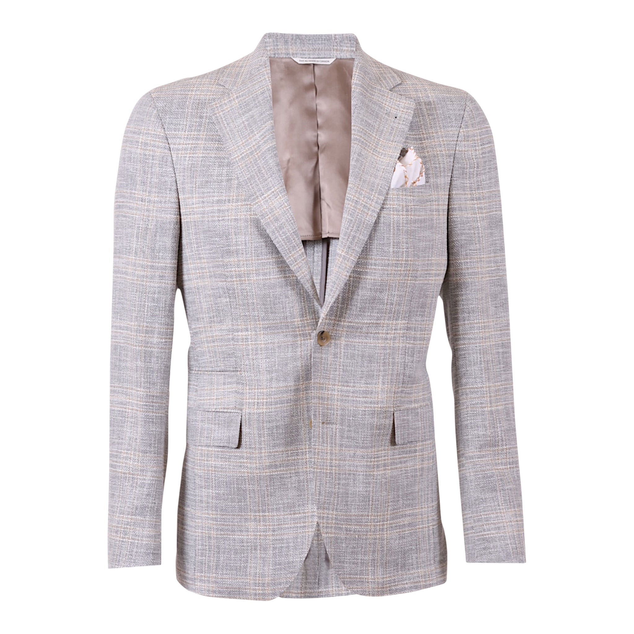 Grey & Sand Shadow Windowpane JACKETS38S