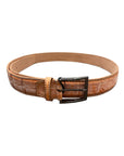Hand Painted Alligator Belt - Apricot BELTS44