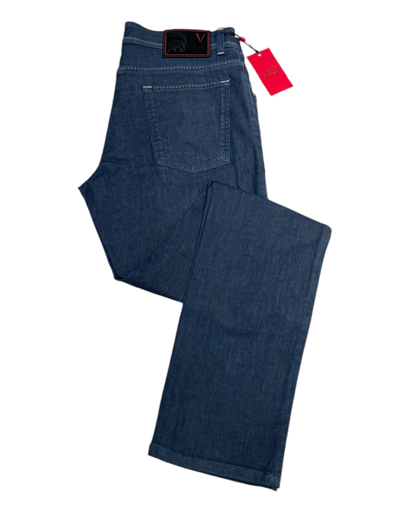 JAPAN/SARTORIAL Blue Stretch Jean - Blue/WR CASUAL PANTS48 EU
