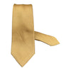 King Cord Striped Seven Fold Silk Tie - Gold TIES