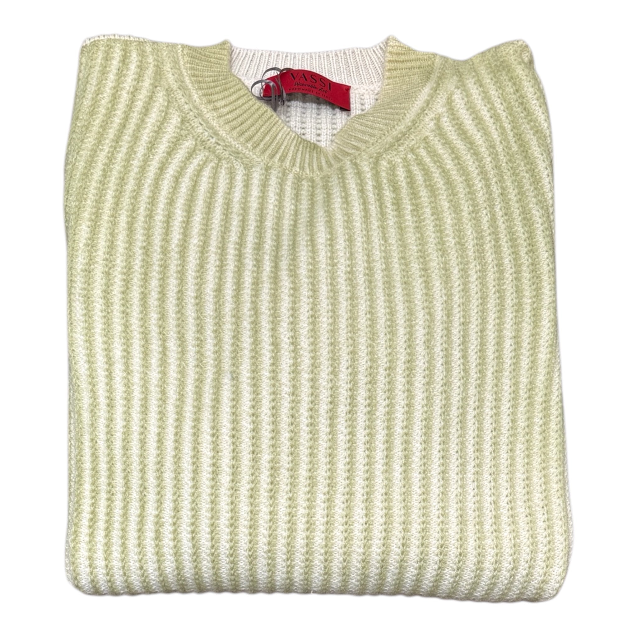 Knitted Cashmere Sweater - Pistachio SWEATERS50 EU