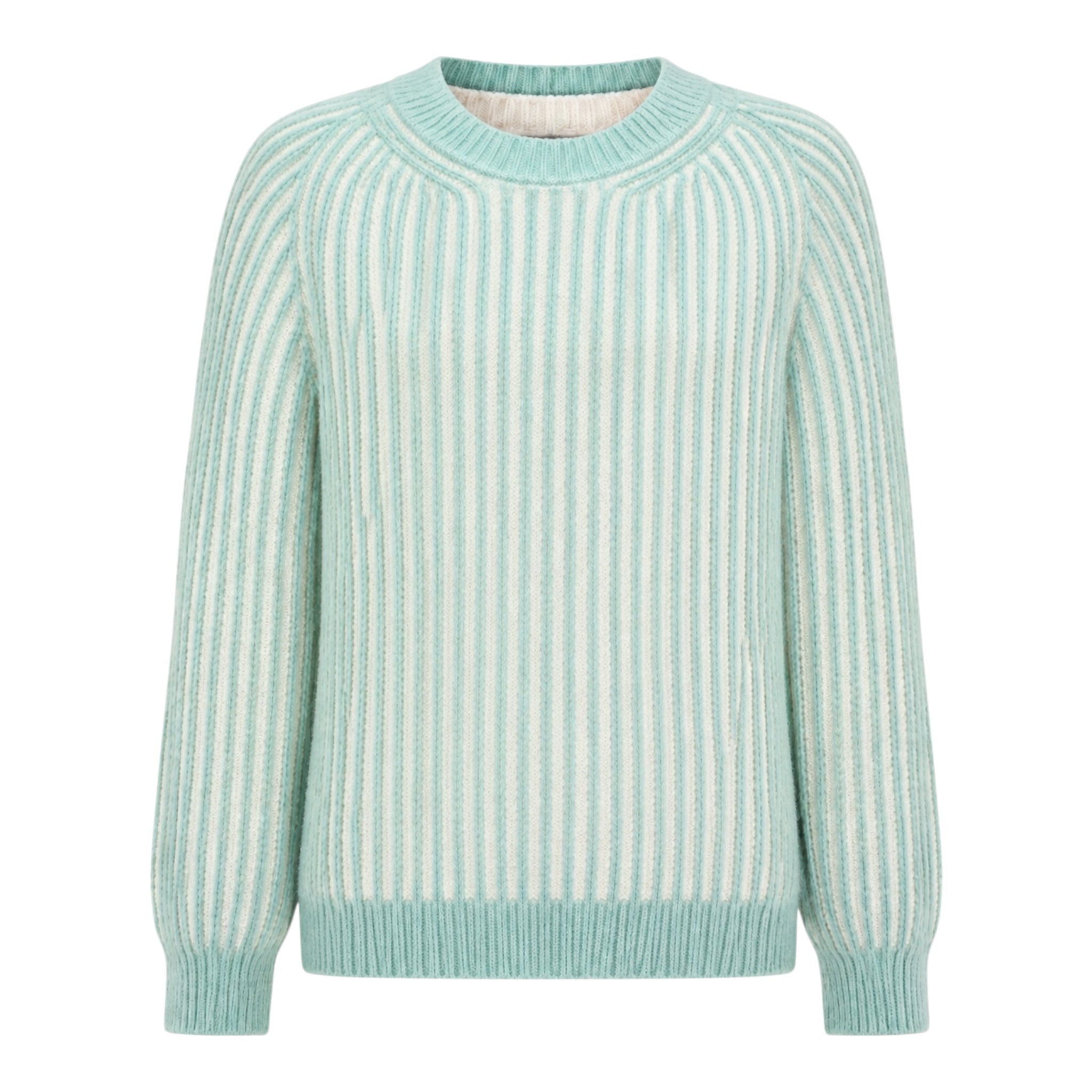 Knitted Cashmere Sweater - Sea-foam Green SWEATERS54 EU