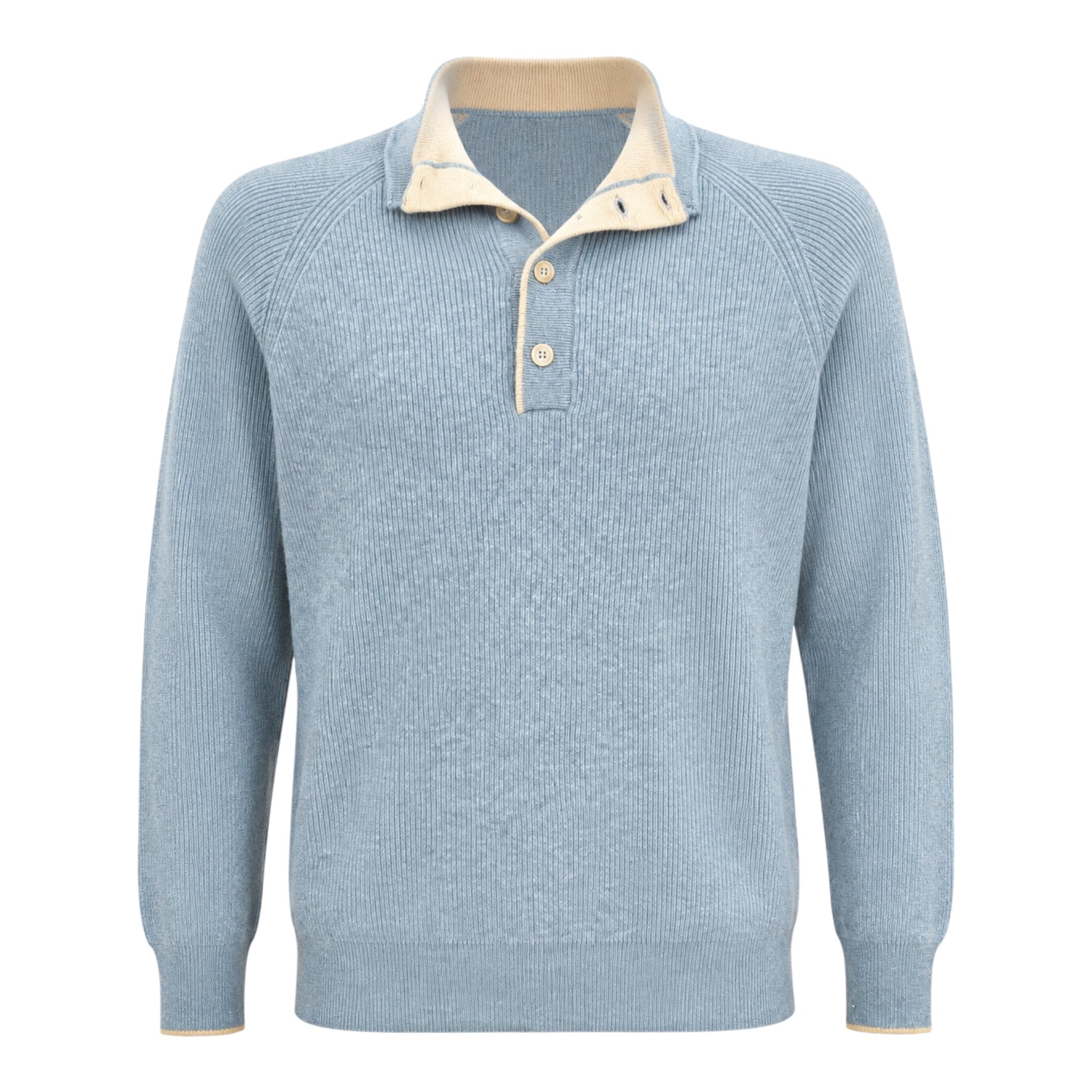 Lividl Cashmere Quarter Button up Sweater SWEATERS50 EU