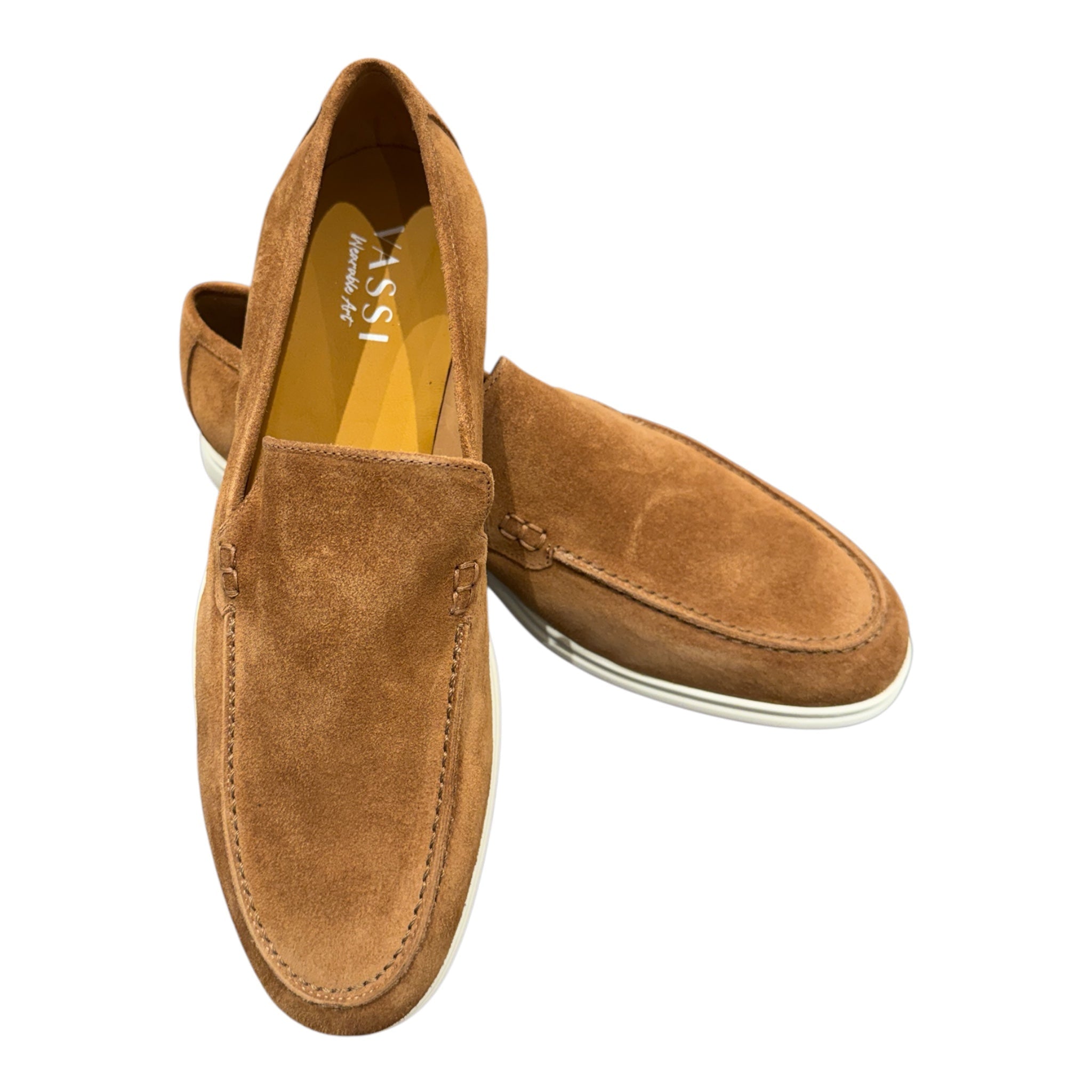 Loafers in Suede - Honey Shoes41