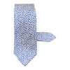 Mini Floral Seven Fold Silk Tie - Blue TIES