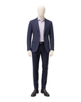 Navy Blue/ Purple Check Sport Jacket JACKETS36S