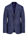Navy Blue/ Purple Check Sport Jacket JACKETS36S