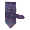 Navy floral Seven Fold Silk Tie TIES