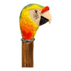 Parrot Decorated Long Shoehorn - Chestnut/Orange Spoon SHOEHORN