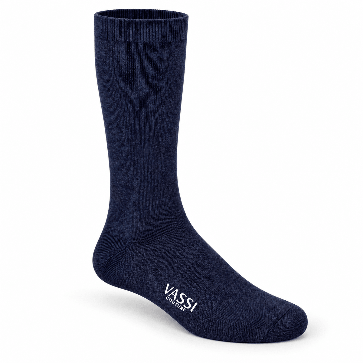 Plain Cashmere Socks SocksNavy