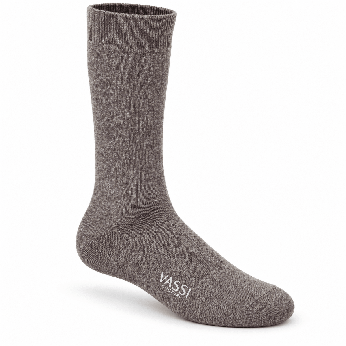 Plain Cashmere Socks SocksTaupe