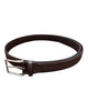 Premium Calfskin, with matching leather on both the outer and inner sides - Dark Brown BELTS46