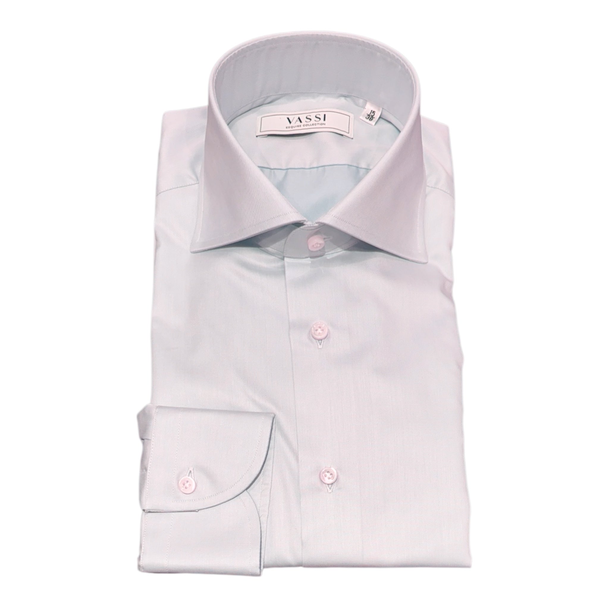 Pure Cotton Dress Shirt - Lavender DRESS SHIRTS38 EU