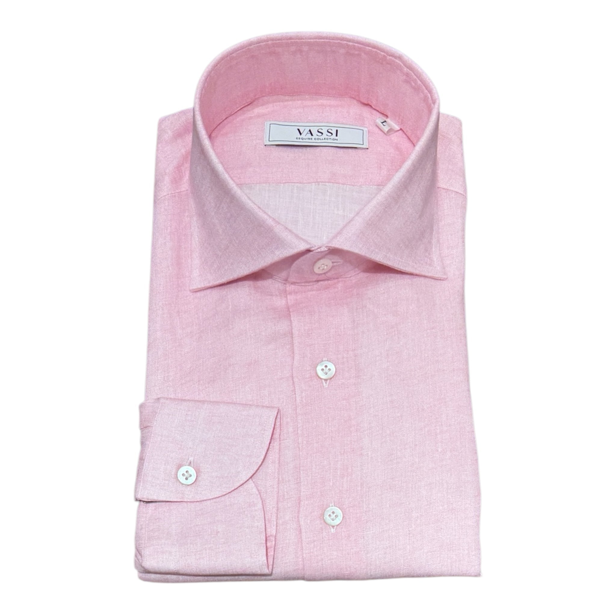 Pure Linen Splash Yarn - Pink SPORT SHIRTS