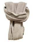 Luxurious Ribbed Cashmere Scarf