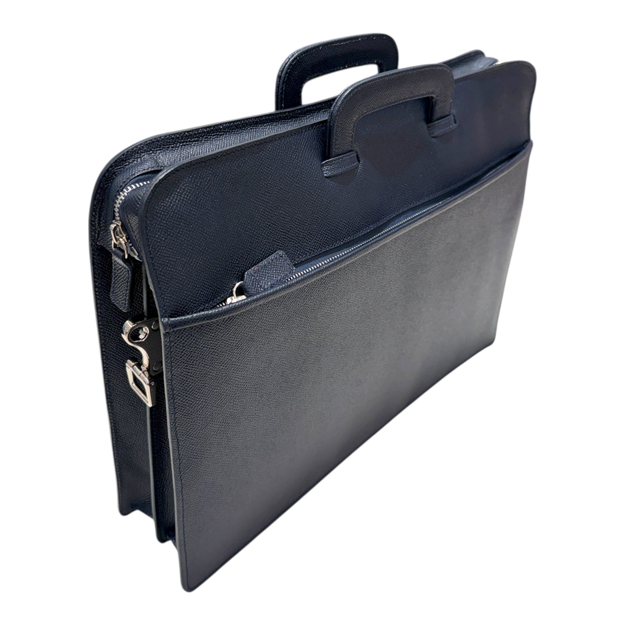 Saffiano Leather Workbag - Blue BAGS