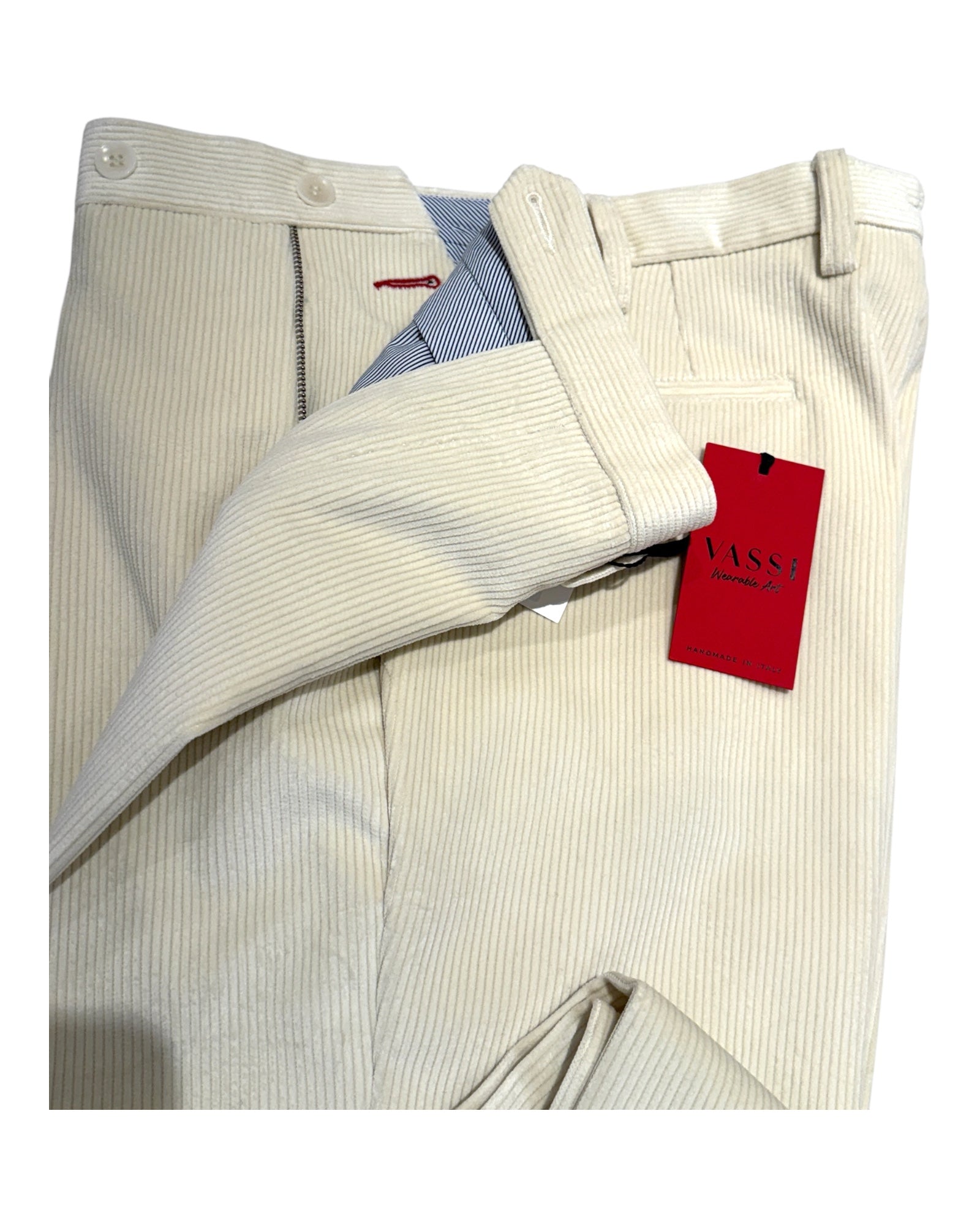 Sartorial Cotton Corduroy - Milk CASUAL PANTS50 EU