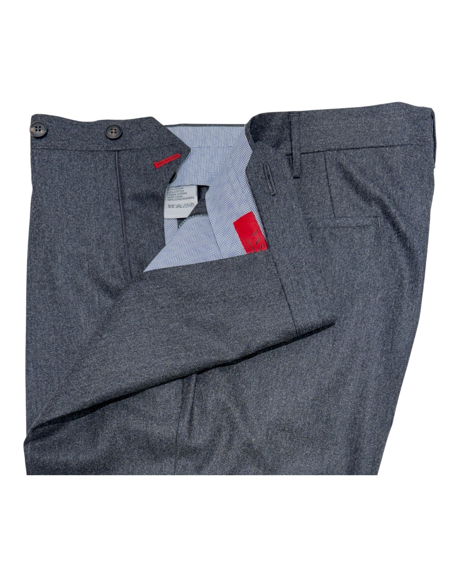 Sartorial Flannel Trouser - Charcoal Grey DRESS PANTS50 EU