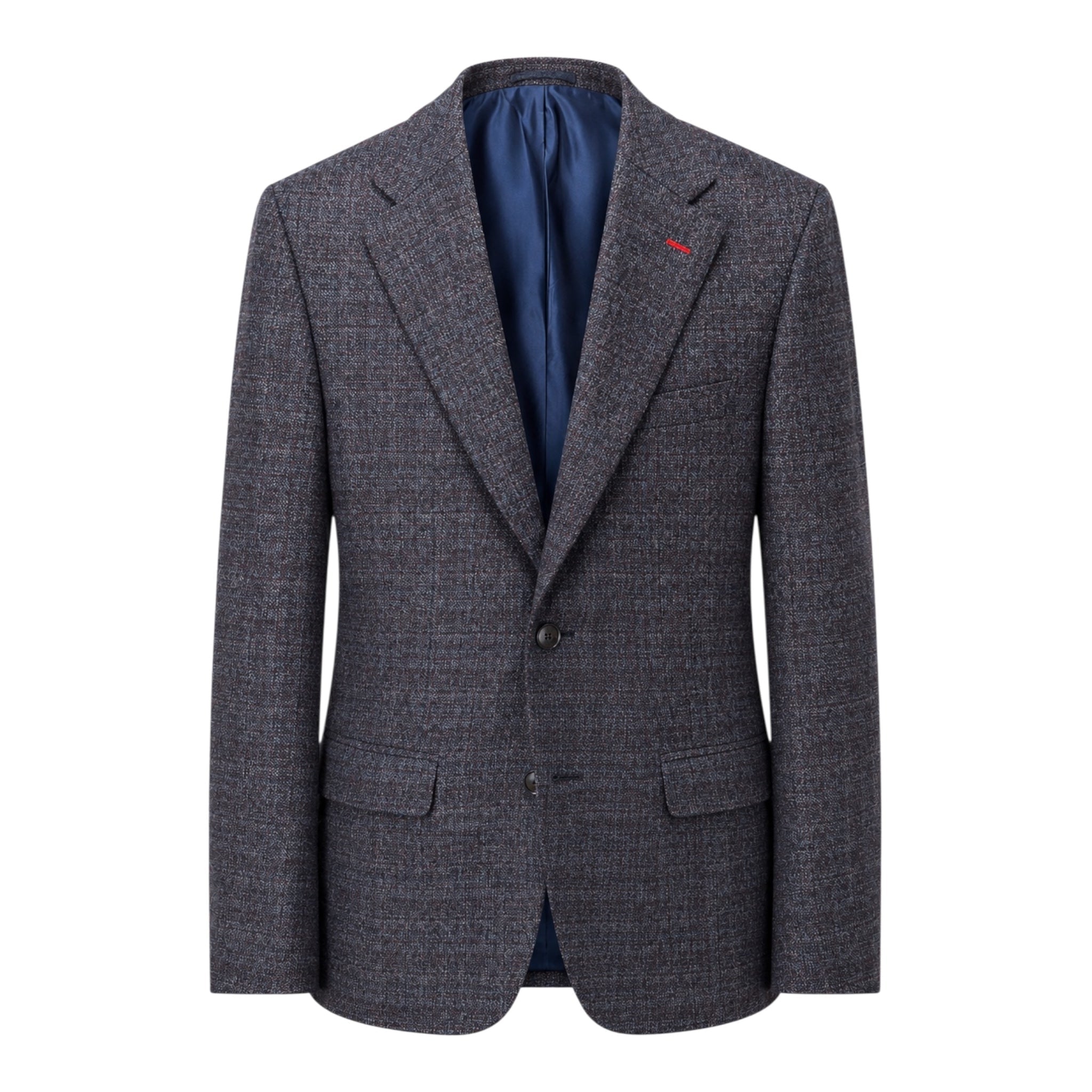 Sartorial Multi-Tonal Tweed Blazer - PIACENZA Cashmere &amp; Silk JACKETS54C EU