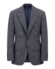 Sartorial Navy & Grey Donegal Sport Coat JACKETS54C EU