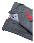 Sartorial Pleated Flannel Trouser - Mid Grey DRESS PANTS50 EU